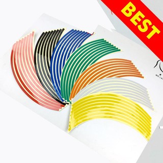 Tem dán vành xe máy phản quang