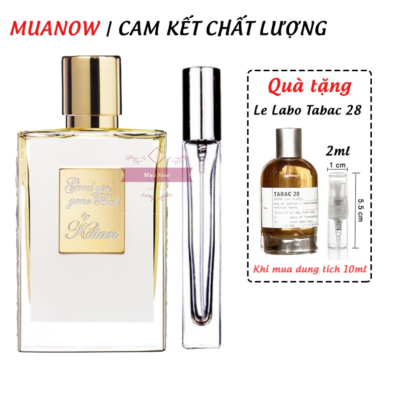 [Cam kết chất lượng] Chai 5ml/10ml nước hoa mùi Good Girl Gone Bad (White) | Thế Giới Skin Care