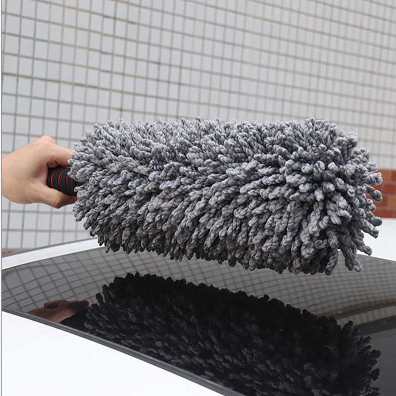 Chổi Lau Xe Ô Tô Tròn Điều Chỉnh Kích Thước Đa Năng Chuyên Dụng Sợi Vải Siêu Mịn