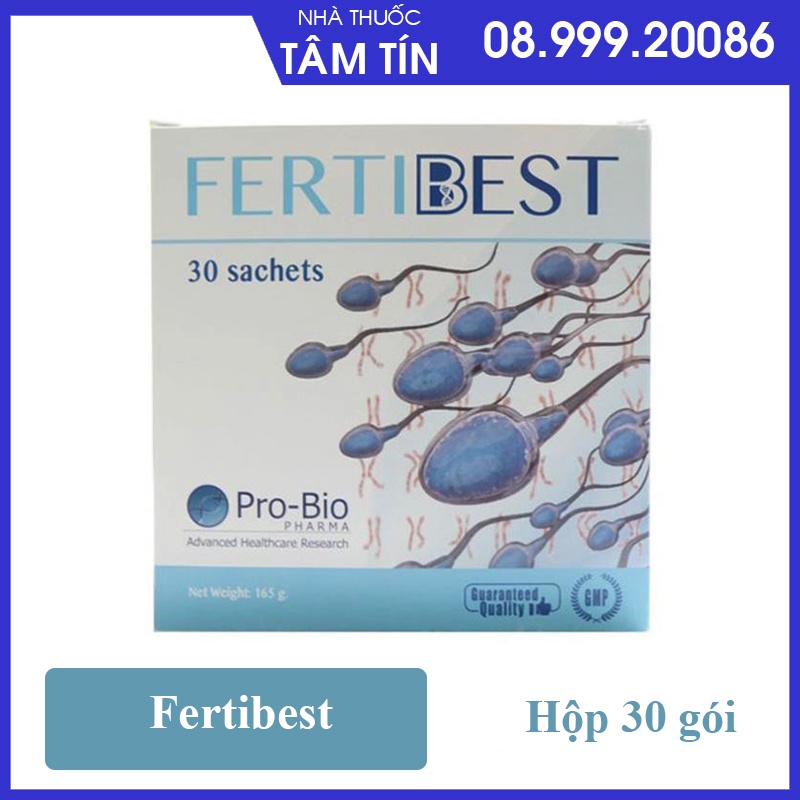 Fertibest hộp 30 gói hỗ trợ sinh sản nam giới