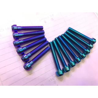 Ốc Titanium GR5 6 ly 3 phân đến 6 ly 5 phân đầu trụ gắn lốc máy,bắt gù tay lái các loại xe và các vị trí khác