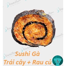 [HANDMADE]Đồ Ăn Vặt Thú Cưng JFamille, Sushi Gà Vịt Cuộn Rong Biển, Snack Siêu Cao Cấp. JF110