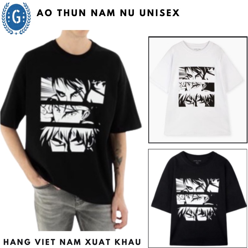 Áo Thun Nam Nữ Cộc Tay Chất Liệu Cotton Hàng Việt Nam Xuất Khẩu Thấm Hút Mồ Hôi Tốt
