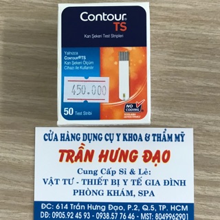 Hộp 50 que thử đường huyết Contour TS