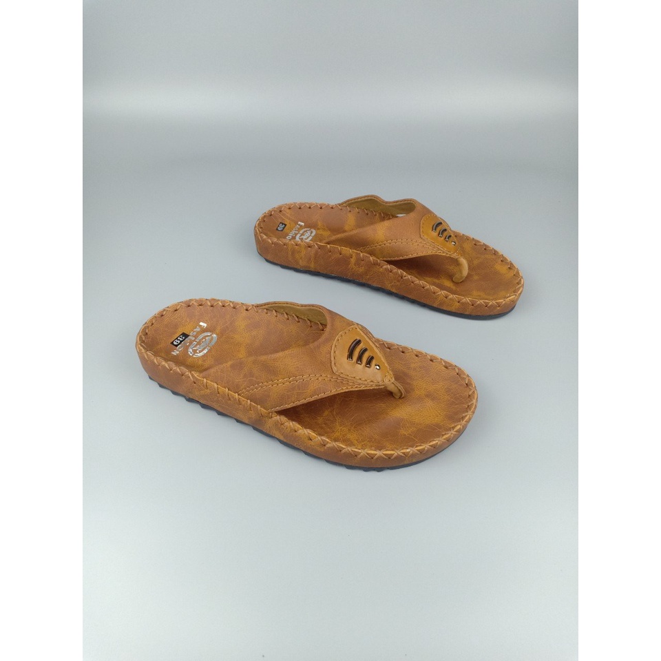 DÉP KẸP DA NAM MAY VIỀN