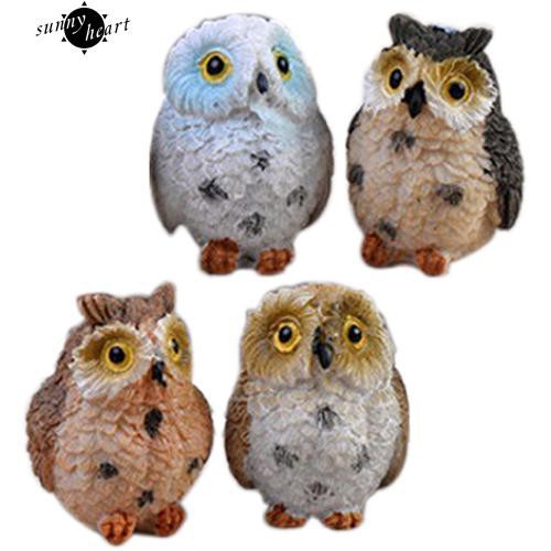 Cú trang trí nhà búp bê