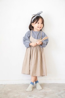 Yếm Nhật vải linen (MiniU)