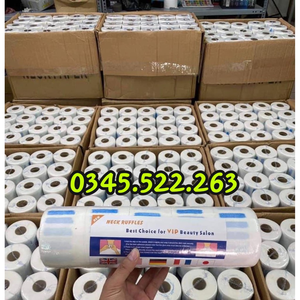 Giấy Cuốn cổ chuyên dụng cho cắt tóc nam