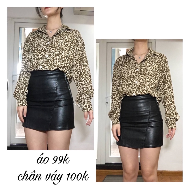 áo sơ mi da beo hổ báo các thứ