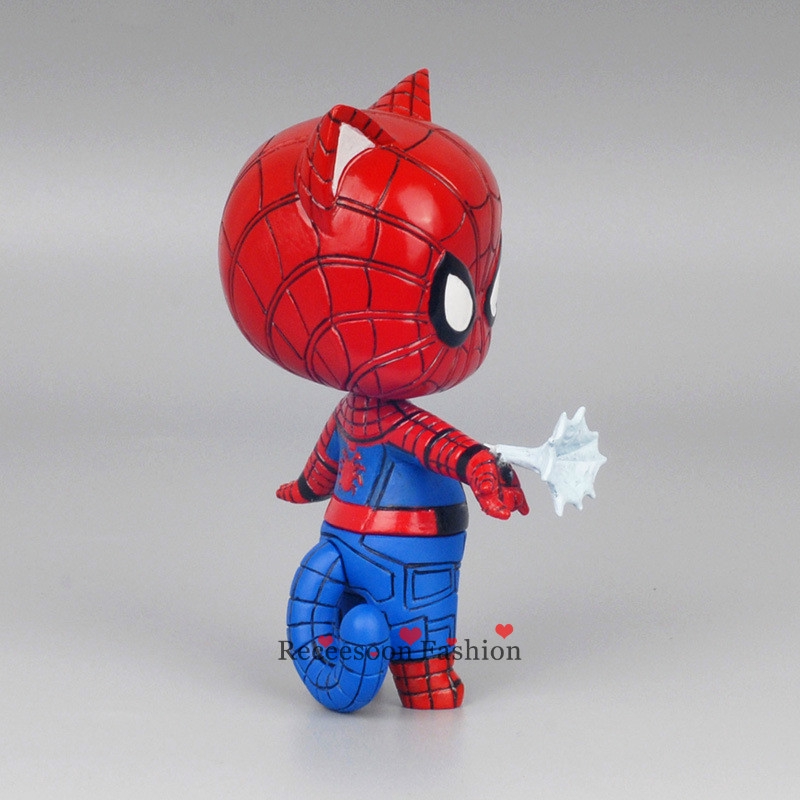 Tượng mô hình nhân vật Spider Man phong cách chibi