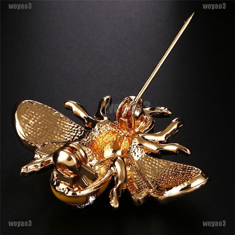 Trâm Cài Áo Hình Con Ong Đính Đá Sang Trọng