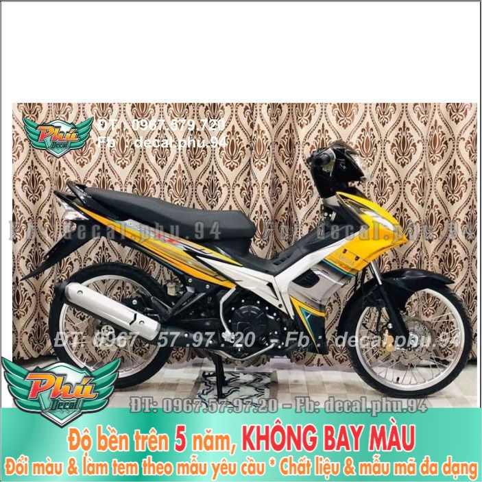 Tem rời Exciter 2010 Vàng đen Lc (X) -1