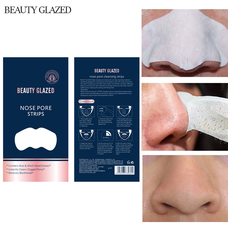 Mặt nạ lột mụn mũi làm sạch sâu Beauty Glazed