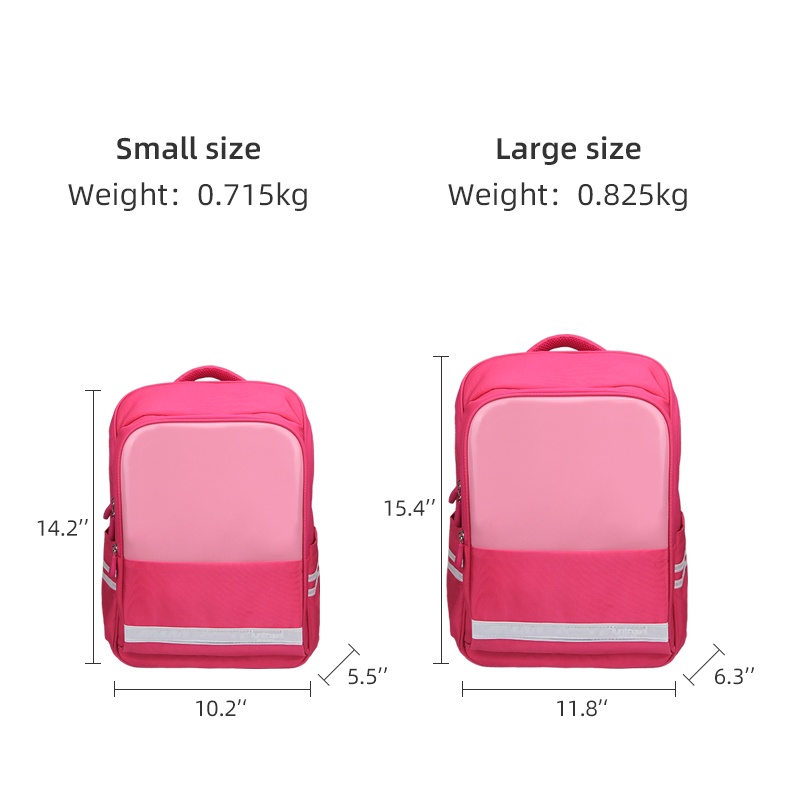 Ba lô đi học FUNTRAVEL màu sắc đơn giản thiết kế độc đáo dành cho bé