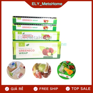 Màng bọc thực phẩm thức ăn pe green eco loại to co giãn giá rẻ 30Cm x 250M, 30cm*75cm, 30cm*50cm, 30cm*20cm.