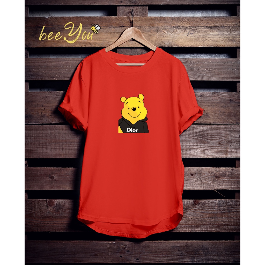 Áo Thun In Hình Gấu POOH/ POOH Dễ Thương Thời Trang Cho Nữ