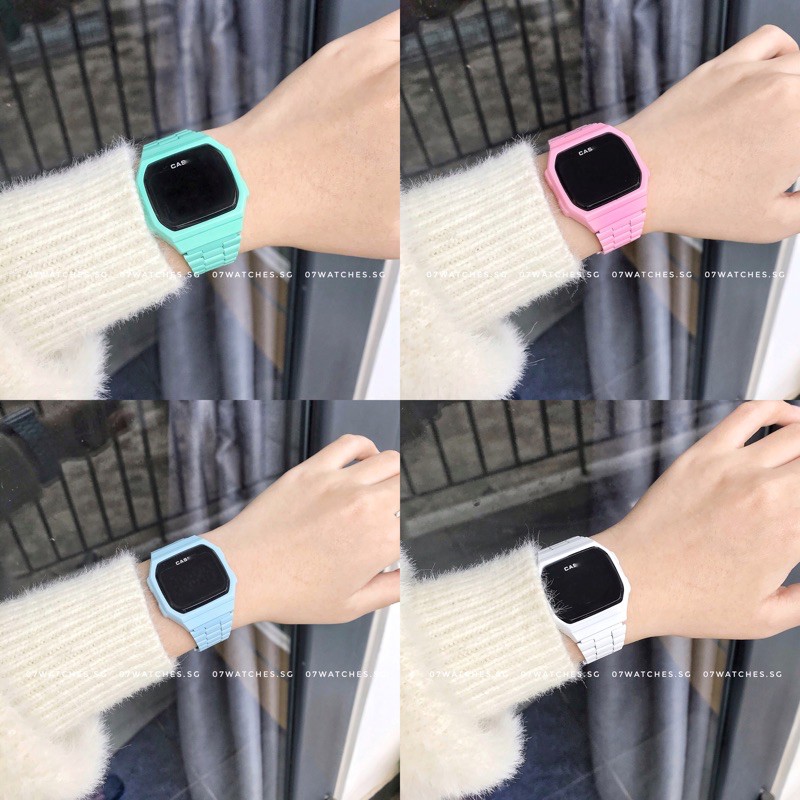 [watches.sg] Đồng Hồ Thời trang Nam nữ 𝗔𝟭𝟱𝟵𝗪𝗚𝗘𝗗 -Mặt cảm ứng, Dây phát quang | BigBuy360 - bigbuy360.vn