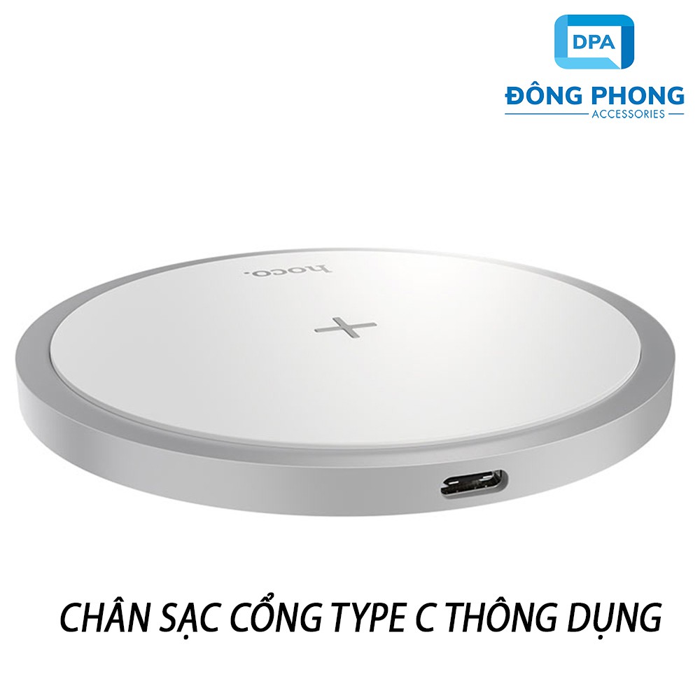 Đế Sạc Nhanh Không Dây Hoco CW26 Chính Hãng, Sạc Được Cả Tai Nghe Không Dây