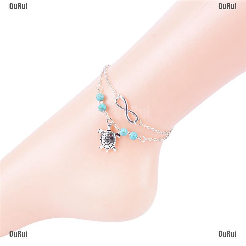 Vòng đeo chân hình rùa vintage xinh xắn | BigBuy360 - bigbuy360.vn