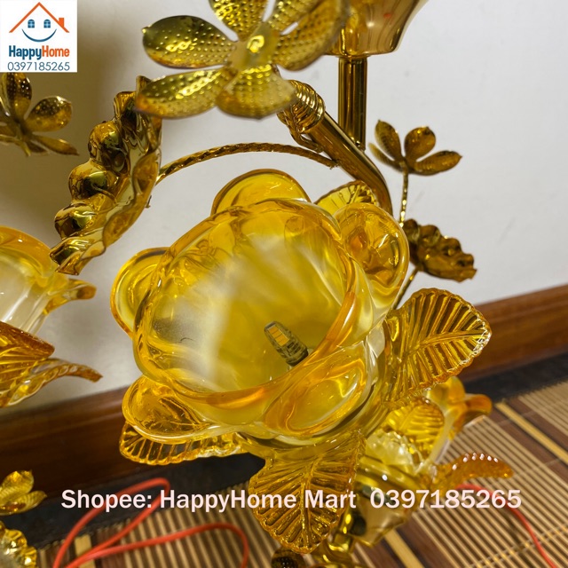 ĐÈN THỜ HOA Ly 50cm -