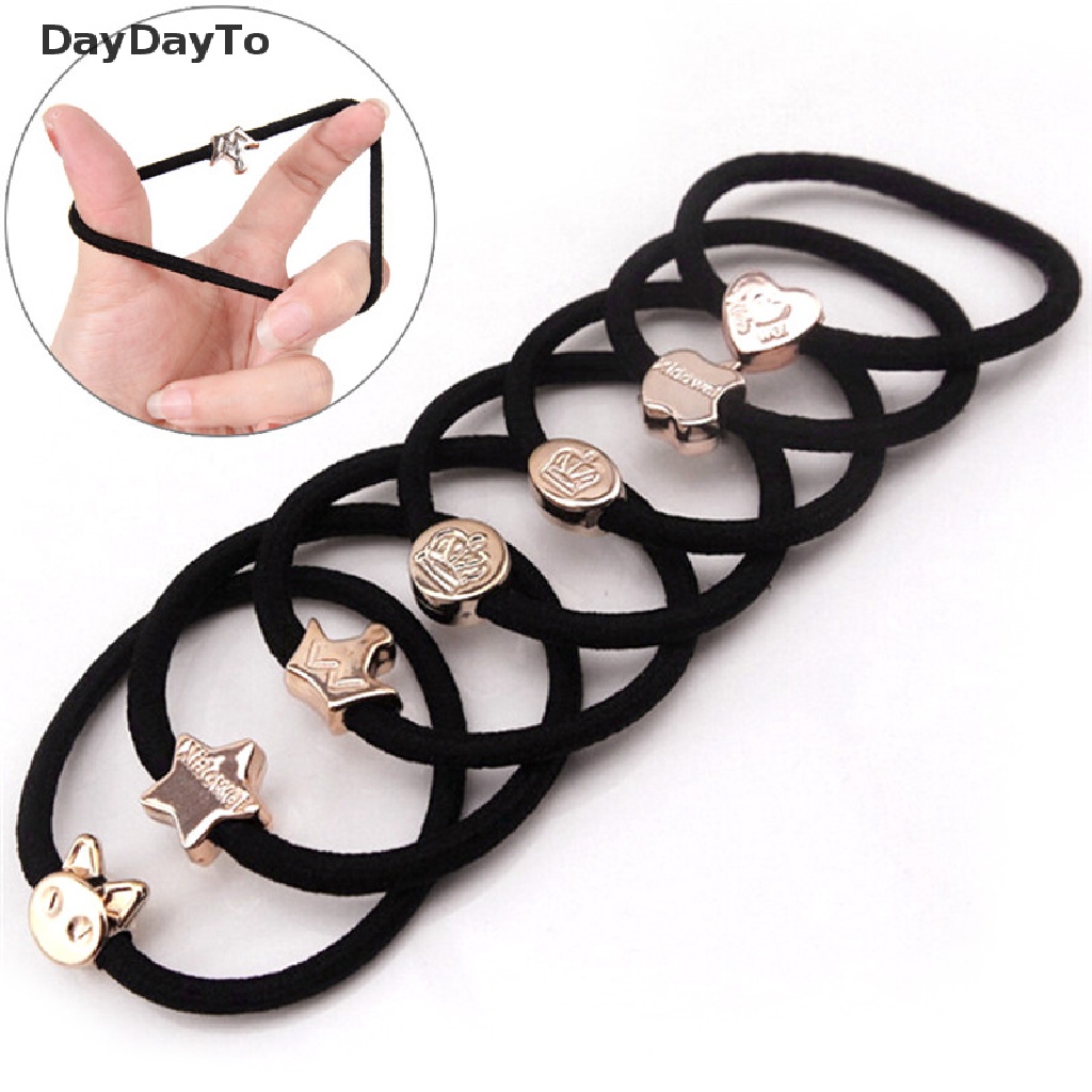 Set 10 Dây Cột Tóc Co Giãn Thời Trang Cho Nữ
