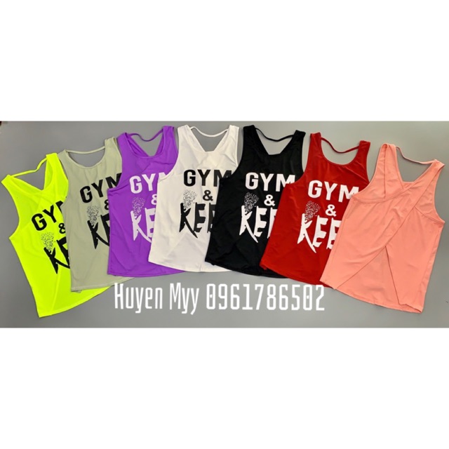 [XẢ SALE] ÁO TANK IN CHỮ XẺ LƯNG CỰC ĐẸP