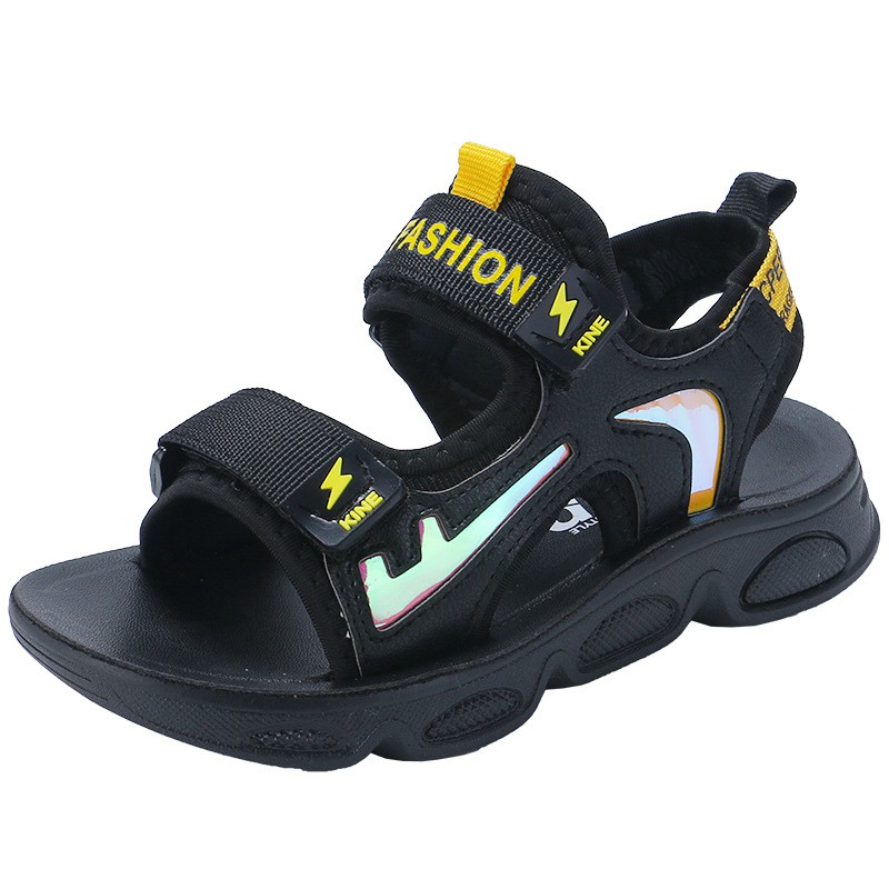 [Rẻ nhất shopee] Sandal bé trai đi học, đi chơi phong cách thời trang, da mềm êm chân, đế chống trượt