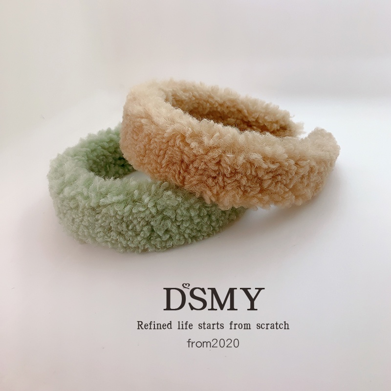 Băng Đô Len Lông Cừu Phong Cách Hàn Quốc Thời Trang Mùa Hè Dành Cho Nữ