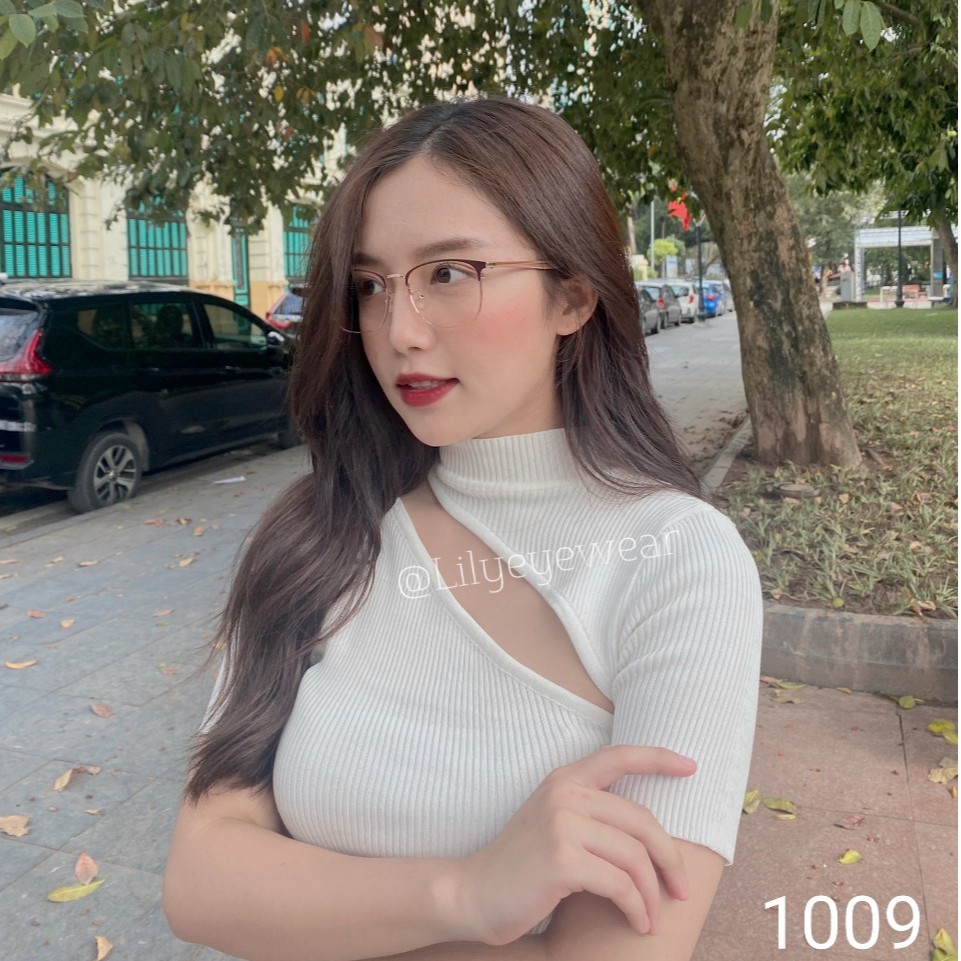 Gọng kính mắt kim loại tròn thời trang nhiều màu Lilyeyewear 1009 | BigBuy360 - bigbuy360.vn