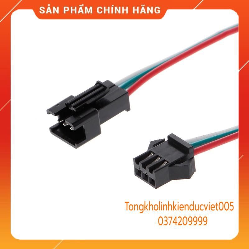 . Cáp Kết Nối 3 Chân JST SM Đực Cái