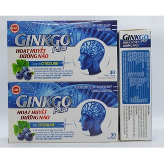 Ginkgo Plus - Hoạt Huyết Dưỡng Não - Hộp 30 viên