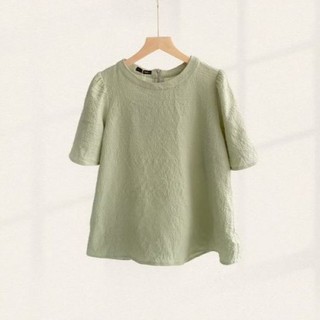 Olv - áo naomi top in olive