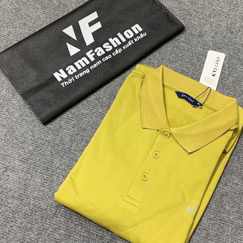 Áo phông golf nam dài tay cổ bẻ xuất hàn cao cấp Kyj nhiều màu
