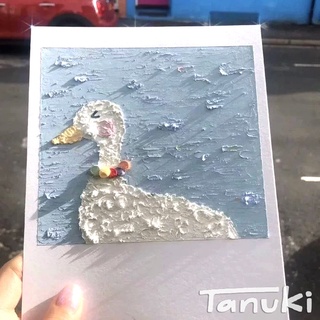 [TANUKI ART] Màu sáp dầu (oil pastel) cá voi