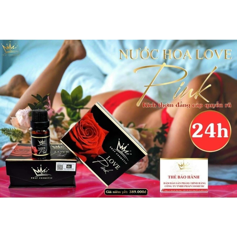 Nước hoa vùng kín siu thơm love pink