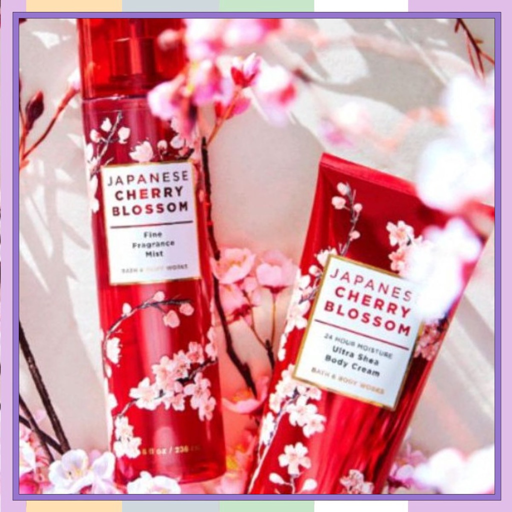 [𝗕𝗜𝗚𝗦𝗔𝗟𝗘]Mẫu Thử Xịt Thơm Toàn Thân Bath and Body Works Japanese Cherry Blossom 250ml