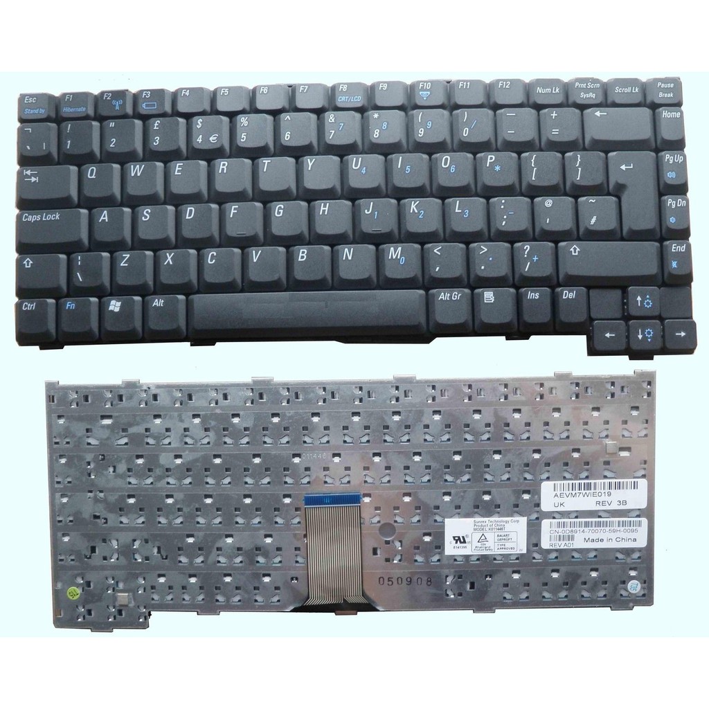 BÀN PHÍM DELL INSPIRON 1200,2200,2000,2100,(CÁP THẲNG)