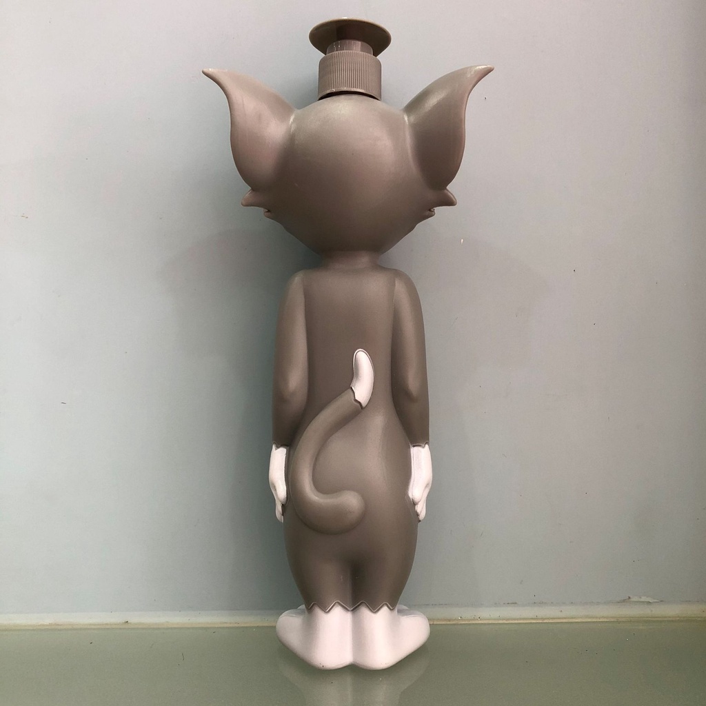Bình Đựng Xà Phòng Rửa Tay Hình Tom & Jerry Hình Vuông Có Thể Tái Sử Dụng