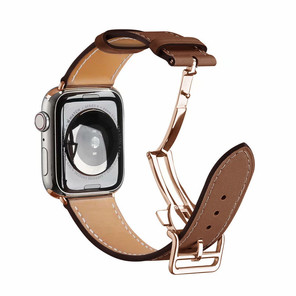 Dây Đeo Da Cho Đồng Hồ Apple Watch Series 7 6 5 4 3 2 1 SE iwatch7 45mm 38/41/40/42 44mm
