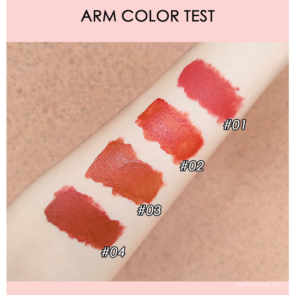 [Hàng mới về] Set 4 son môi chống thấm nước lâu trôi có hộp đựng xinh xắn dùng làm quà tặng cho lễ tình nhân