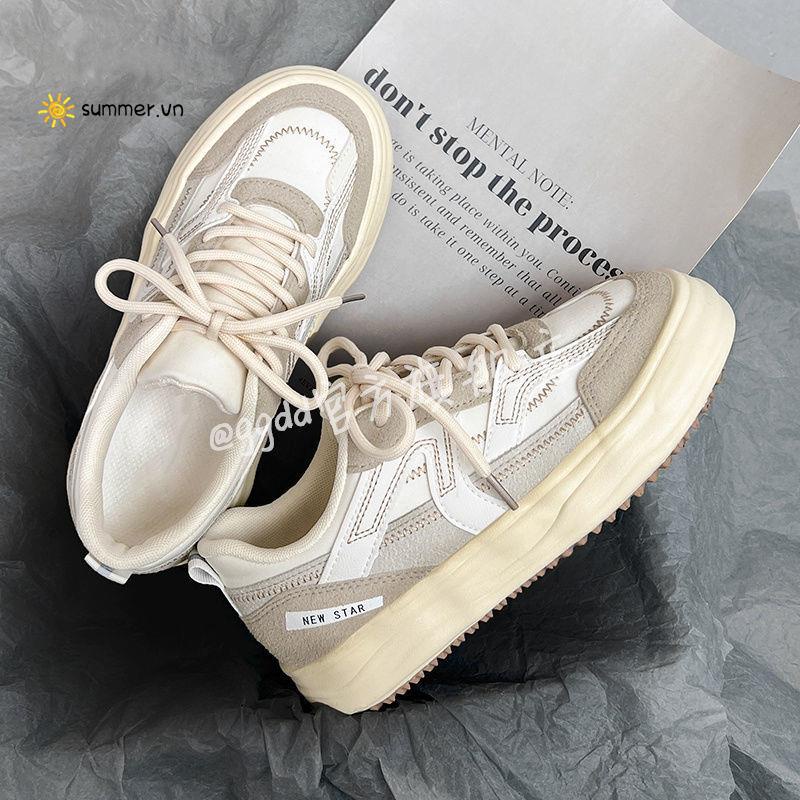 Giày Thể Thao Đế Dày Phong Cách Hàn Quốc Thời Trang Mới 2022 Cho Nữ