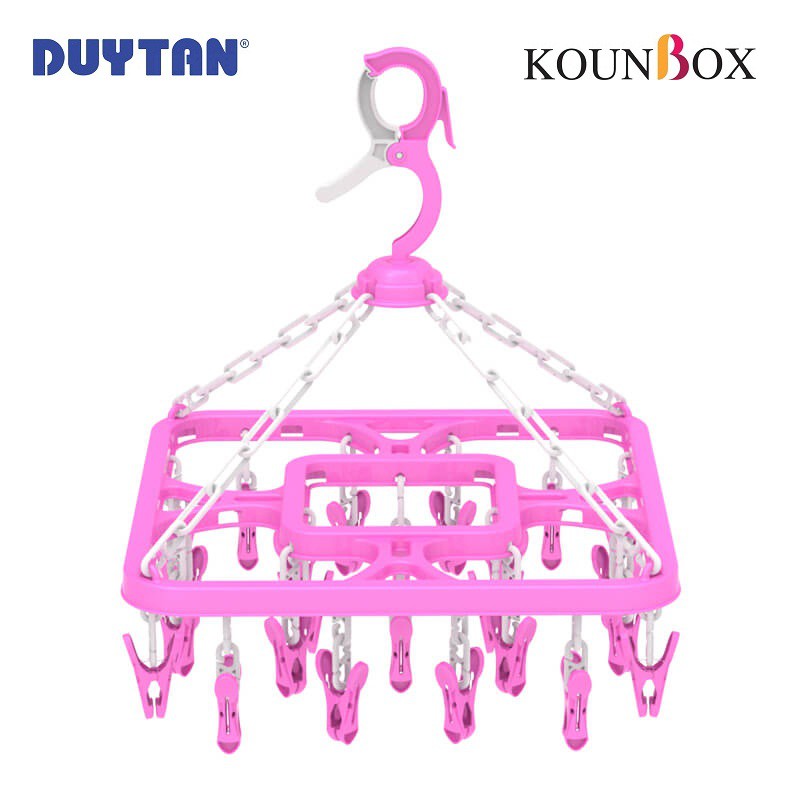 Móc Dù phơi đồ vuông Duy Tân (25 kẹp)