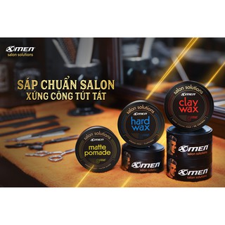 Sáp Vuốt Tóc Xmen Salon Solution Clay Wax/ Matte Pomade/ Hard Wax