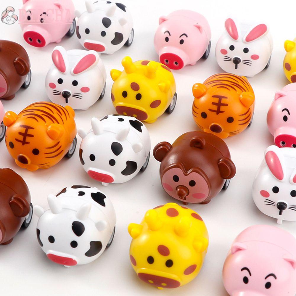 Đồ chơi xe hình động vật kéo giật lùi vui nhộn cho bé 2-6 tuổi