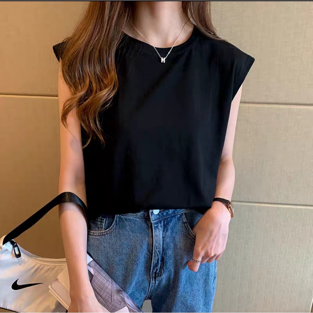 40-105KG Áo ba lỗ/tanktop/sát nách Nam Nữ thời trang Bigsize unisex mặc hè