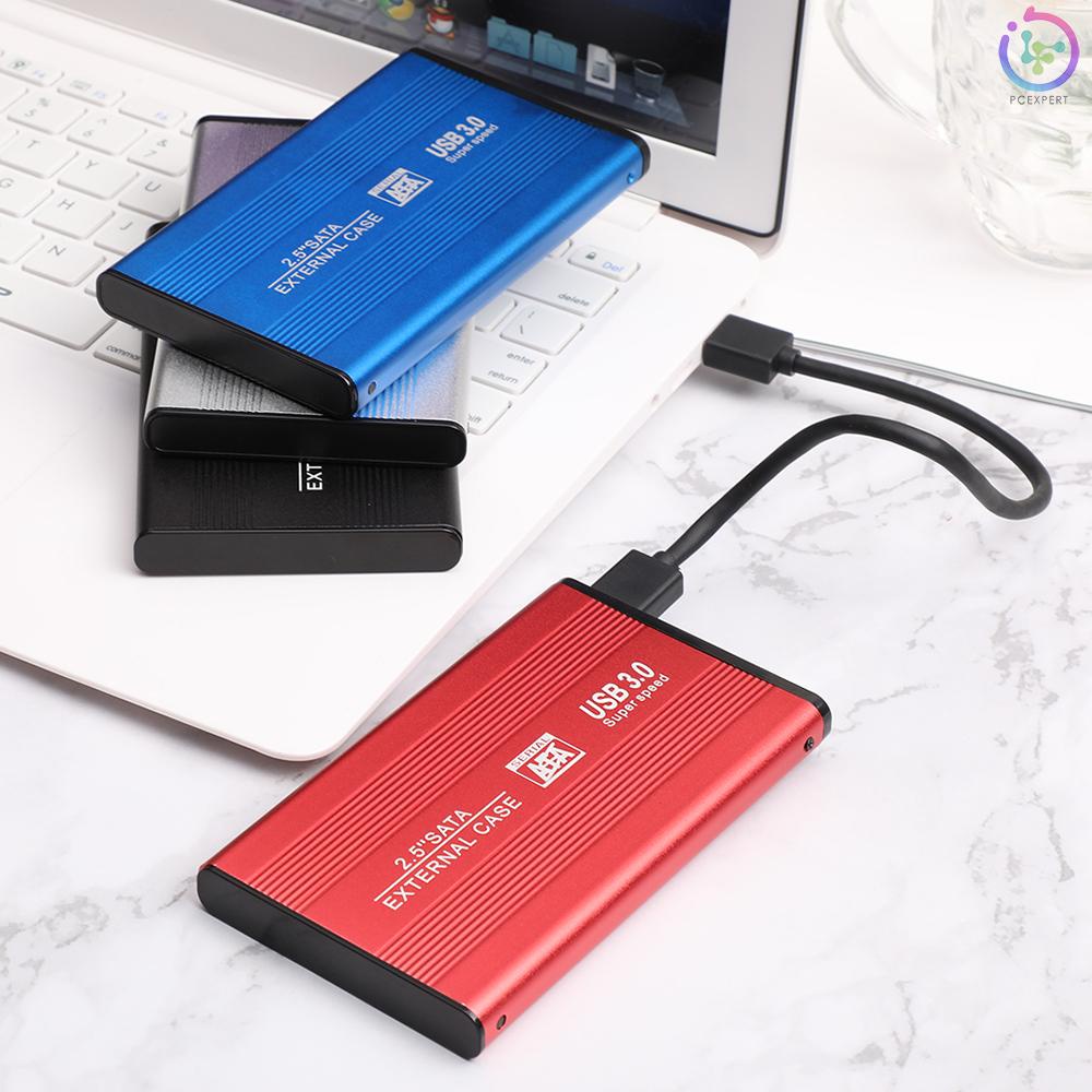 2.5'' USB 3.0 External Hard Drive Portable HDD High Transmitting Speed Plug&amp;Play for Desktop/Laptop (320GB) Black