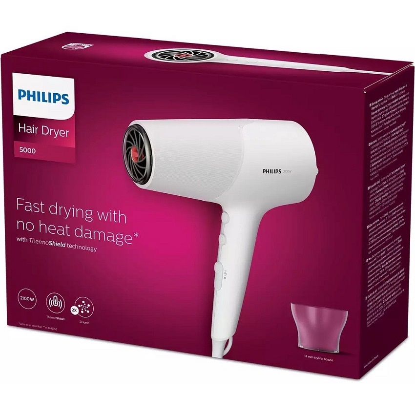 Máy sấy tóc ion Philips BHD500, công suất 2100W - hàng chính hãng - thay thế mẫu HP8232