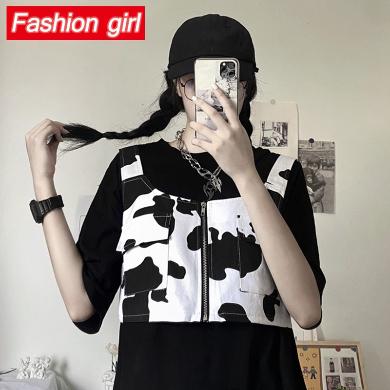 Áo Không Tay Phối Màu Đen Trắng Thời Trang | BigBuy360 - bigbuy360.vn