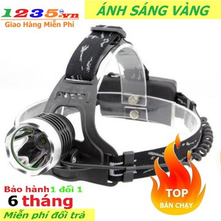 Đèn pin đội đầu,đeo trán siêu sáng chống nước sạc K11-Led CREE XML_T6