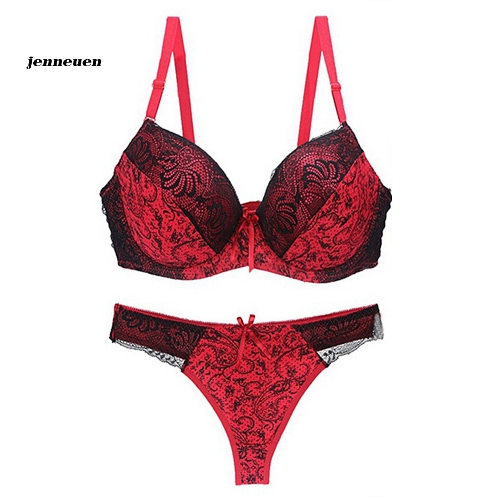 Bộ Đồ Lót 2 Mảnh Vải Ren Gợi Cảm Dành Cho Bạn Nữ